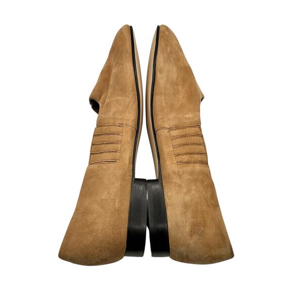 Preview Collection Women's Brown Leather Casual Slip On Flats Size 10M - Picture 7 of 9